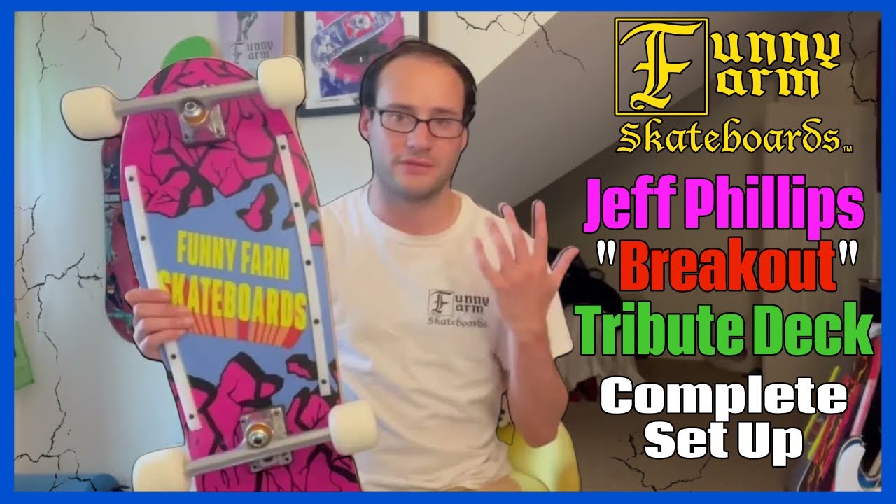 Jeff Phillips Tribute Deck New Complete Skateboard Set Up (2024