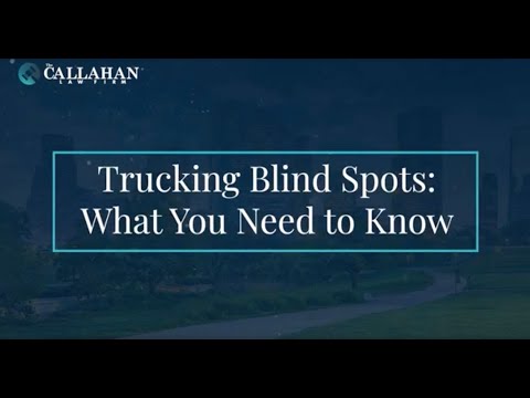 Trucking Blind Spots — What You Need To Know