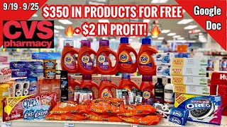 CVS Free \& Cheap Coupon Deals \& Haul | 9\/19 - 9\/25 | $350 IN PRODUCTS FOR FREE + $2 Money Maker!🔥🙌🏽