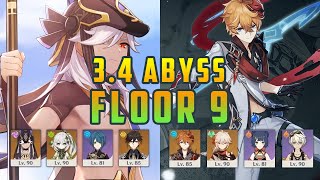 3.4 Spiral Abyss Floor 9 1St February 2023 | Genshin Impact