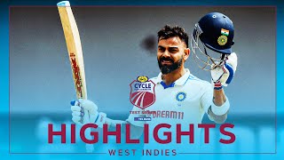 Extended Highlights | West Indies v India | Kohli Reaches 100 | 2nd Cycle Pure Agarbathi Test Day 2