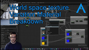 World space texture variation material breakdown - Unreal Engine