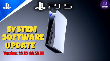 PS5 System Software Update NEW 12/1/2023 (Version: 22.02-06.50.00)
