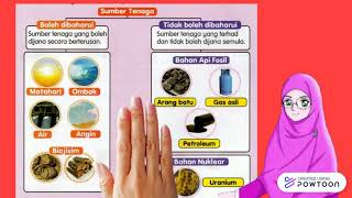 Sains Tahun 5 - Sumber Tenaga Boleh dan Tidak Boleh Dibaharui