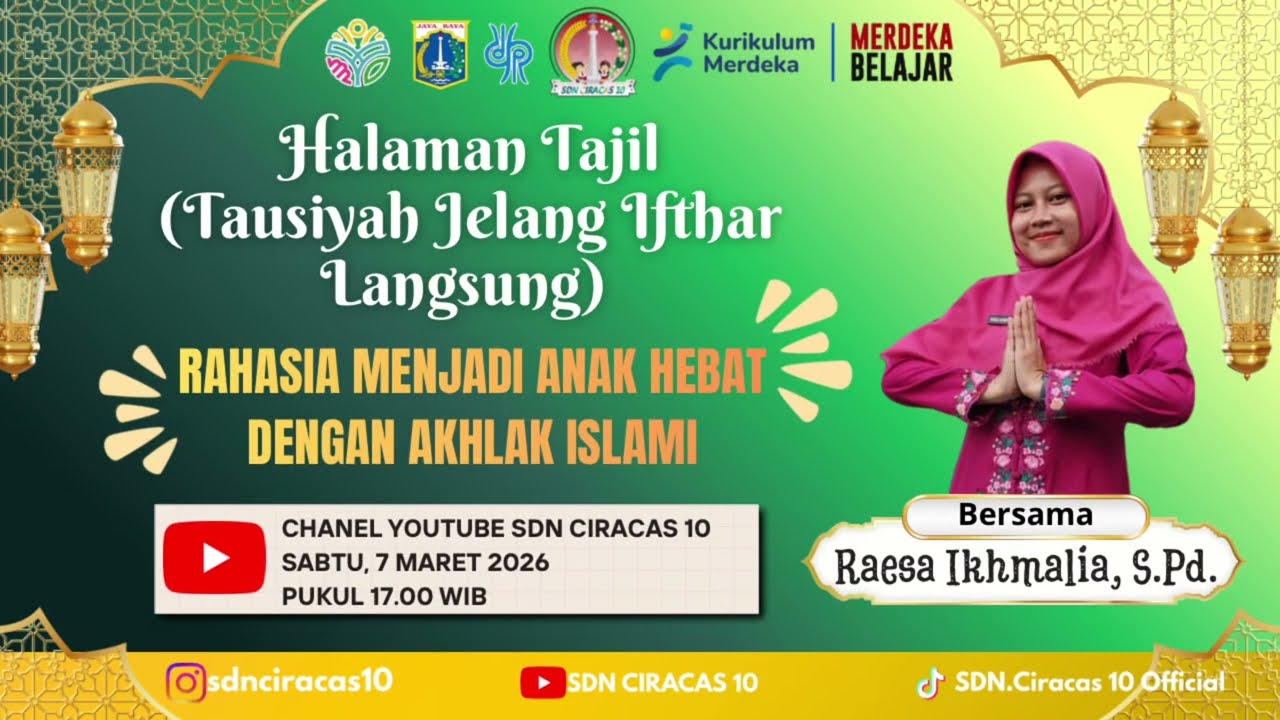 “HALAMAN TAJIL” SABTU,7 MARET 2026
