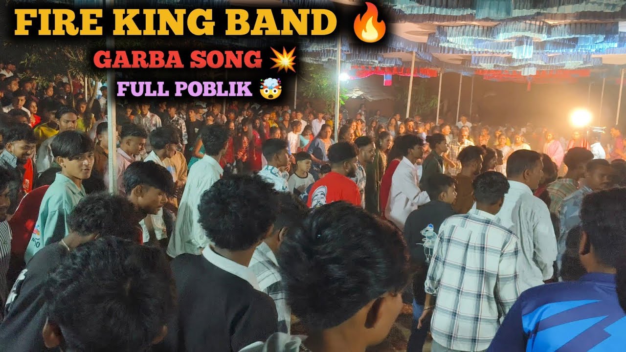 FIRE king Band ka new garba song full POBLIK DIVANI 🔥😱🤯#fireking #viral #garba #music 