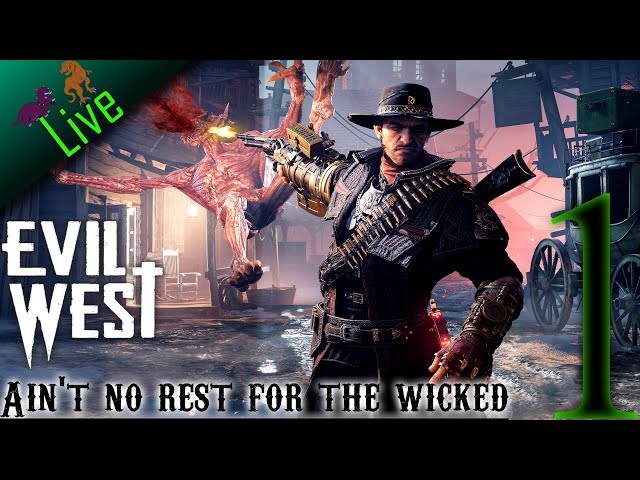 Evil West Co-op Gameplay Live: CO-OP COWBOY VAMPIRE PUNCHING 