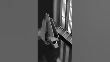 Low poly Imperial Lambda Class shuttle | Star Wars | Blender Eevee