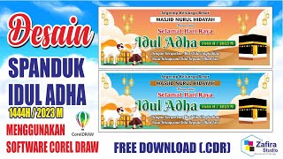 FREE DOWNLOAD DESAIN SPANDUK HARI RAYA IDUL ADHA 1444H (FILE .CDR) #part2