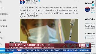 CDC Approves COVID Booster Shots