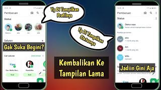 Cara Mengembalikan Tampilan Status WhatsApp Seperti Semula