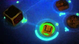 Touch-table music maker at the Montreal science centre