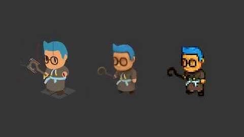 3Dmodelling to 2D pixel test