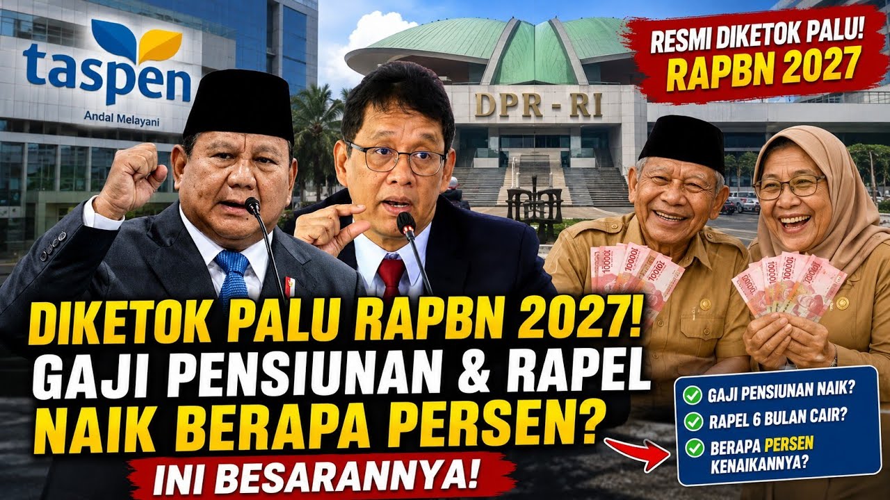 Gaji Pensiunan & Rapel Naik Berapa Persen di RAPBN 2027? — Transcript