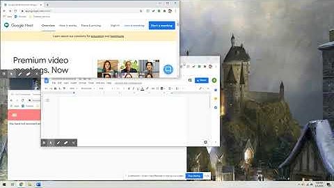 How to Split Screen for Note-taking During a Google Meet