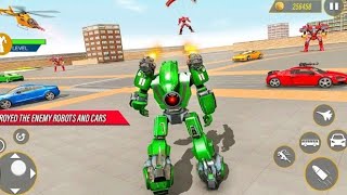 Transforming Robot Game with Jet Robot Car Transformation of Air Robot Games screenshot 3