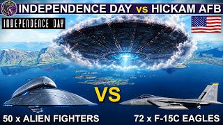 Information Independence Day Mothership & 50 Alien Fighters vs 72 USAF F-15 Defenders | Sea Power Update