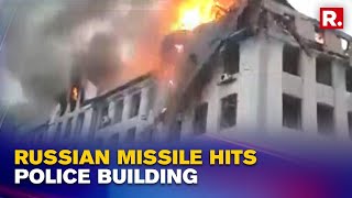 Russian Missile Targets Police Department Building In Kharkiv As Shelling Intensifies In Ukraine