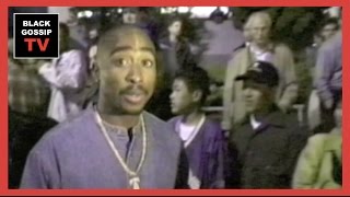 Rare video of Tupac \& Suge Knight at Lakers Game Together in LA