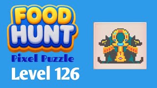 Food Hunt: Pixel Puzzle level 126 walkthrough solution 