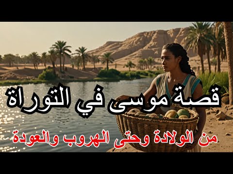 قصة موسى في التوراة 1 من الولادة حتى الهروب والعودة