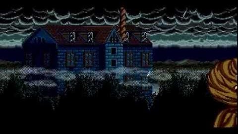 Splatterhouse 2 Intro + Gameplay (Mega Drive / Genesis)