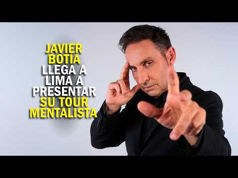 Javier Botía arrives in Lima to present his mentalist tour