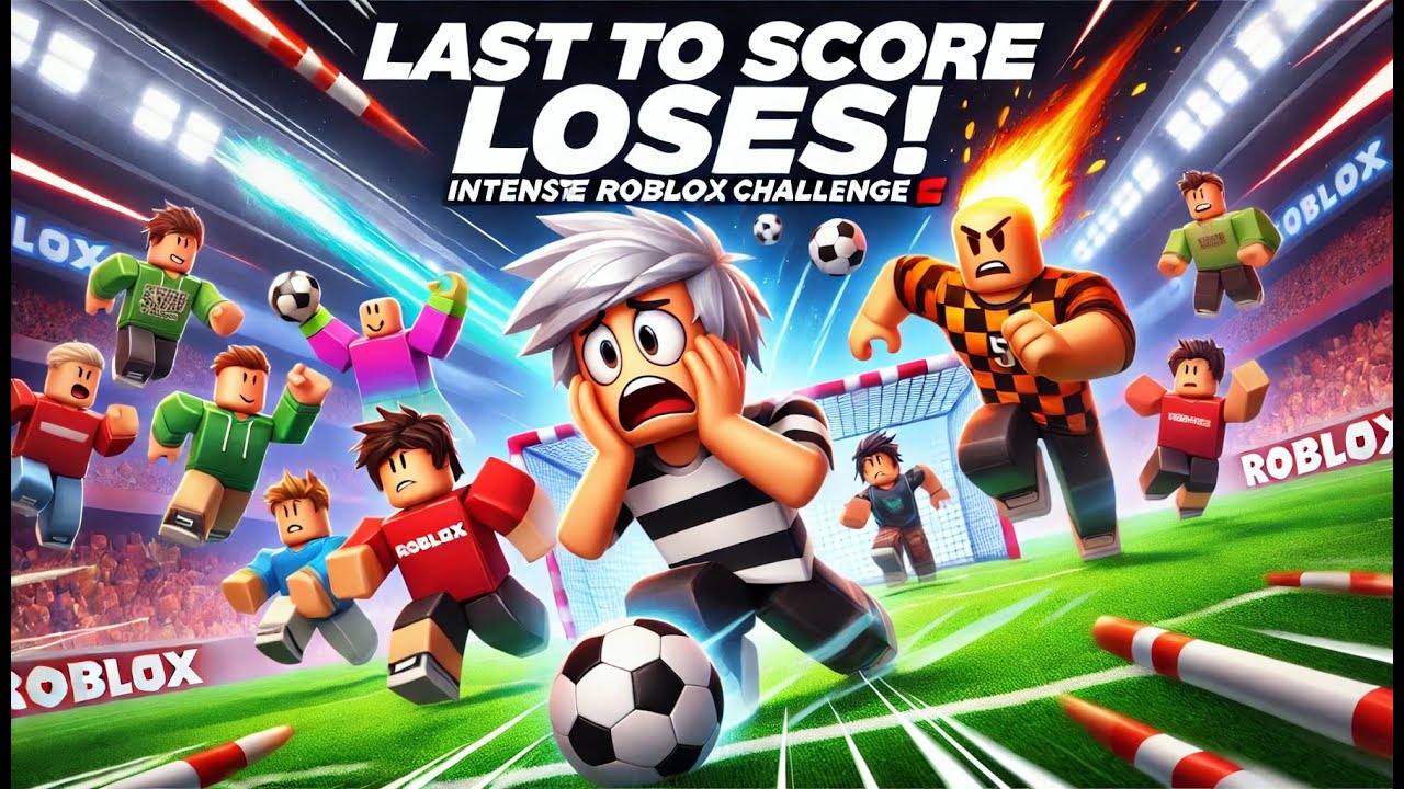 LAST TO SCORE LOSES! Intense Roblox Challenge ⚽🔥 - YouTube