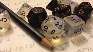 Dice Rollin' & Writin' | ASMR | clacking, tapping, pencil