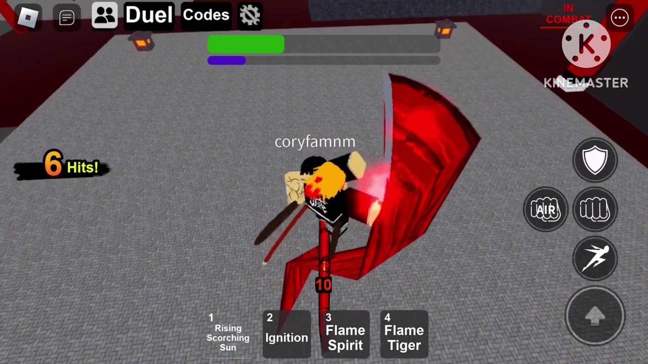 Op rengoku combo in roblox slayer arena