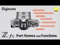 Z fc #1 Names and Functions of Camera Parts/Basic Photography/Camera Controls | Nikon Z Series