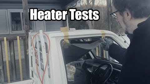 Converting a Kei truck into an EV - Heater Test - Part 14