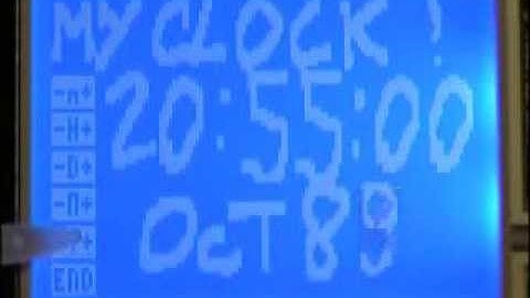 touchClock : a PIC18 GLCD touchscreen clock