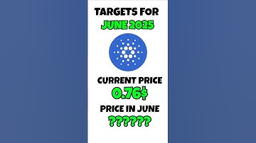 Cardano Target For June 2025 - Can it Break its All Time High?
