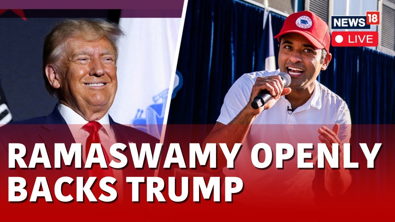Vivek Ramaswamy LIVE Speech | Ramaswamy Backs Donald Trump In His ...