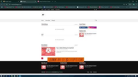 How To Add Navigation Bar in Blogger 2024 For Free | Top Menu Navigation Bar BlogSpot | MT TUROR