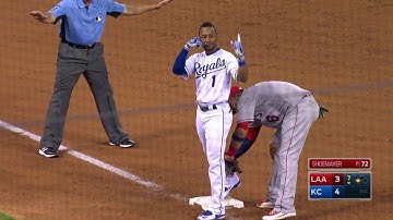 LAA@KC: Dyson delivers go-ahead triple in the 7th