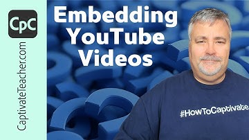 Embedding a YouTube Video into your Adobe Captivate eLearning
