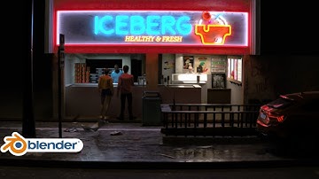 ICEBERG ICE-CREAMS AD (Made In Blender)