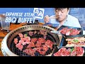 UNLIMITED JAPANESE STEAK BBQ BUFFET Trying Gyu Kaku ENTIRE STEAK MENU Food Review