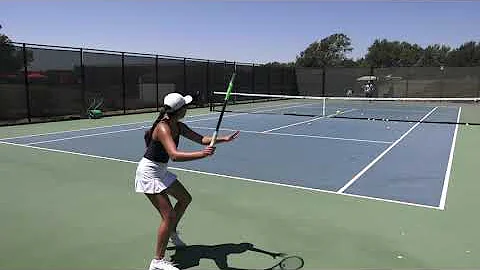 Janet Kondo Tennis College Recruiting Video