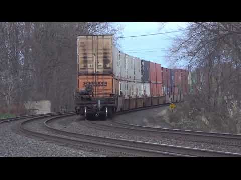 Secret Device on NS Engine! CSX CSX Trains + Jet Snowblower Triple Meet! Trains In The Snow + More!