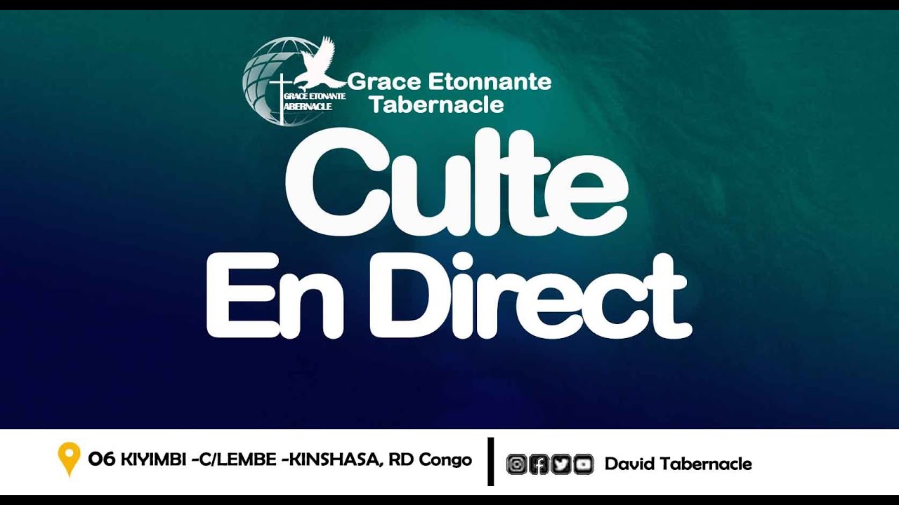 DIMANCHE 23-10-025 SI VOUS NE ME CROYEZ PAS , VOUS MOURREZ DANS VOS PECHES PAST. JOSUE  WANGOYI