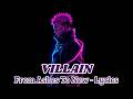 From Ashes To New Villain Lyrics