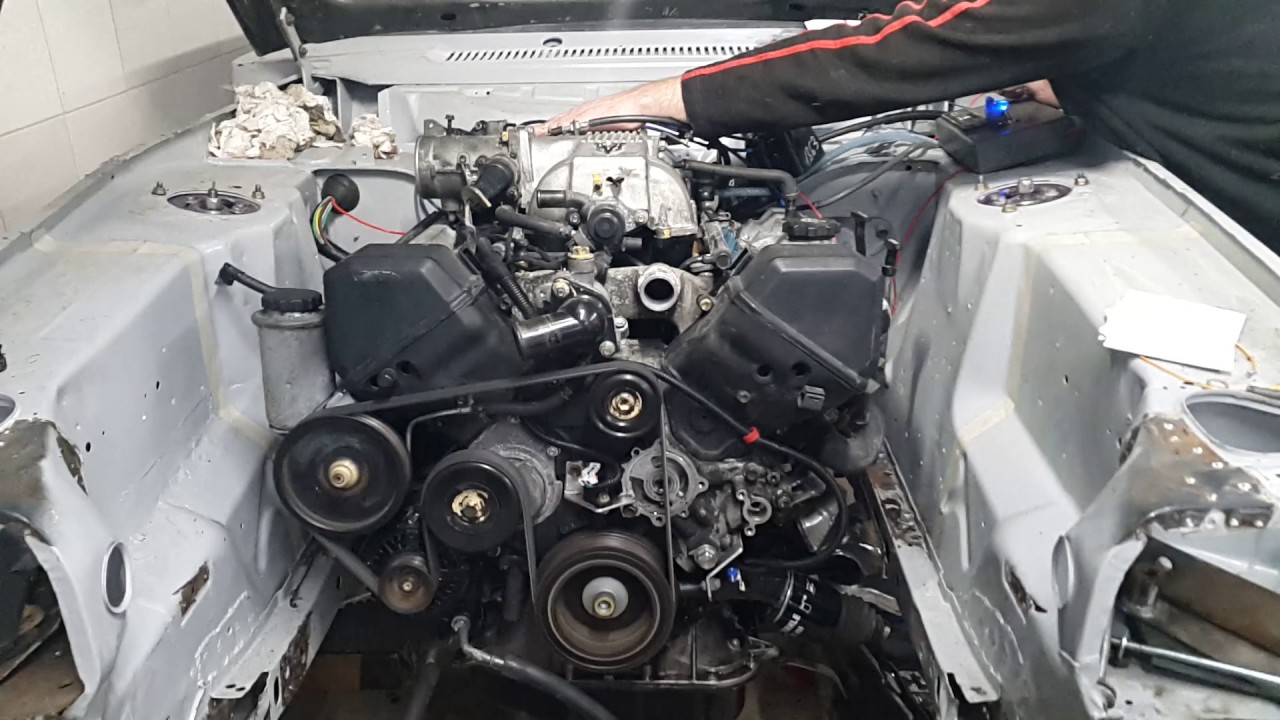 Первый запуск Форд Капри с 1UZ -FE - YouTube