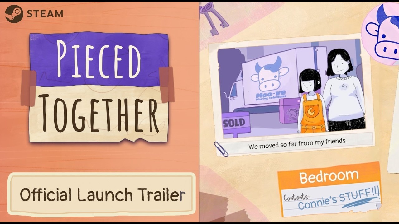 Pieced Together - LAUNCH TRAILER | Releasing on Steam 6th March! - YouTube
