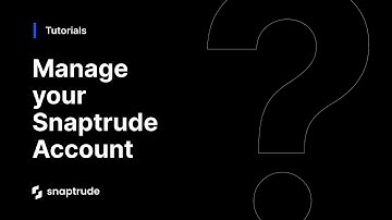 Manage your Snaptrude Account