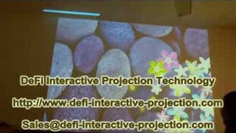 DEFI Interactive floor projection system with 72 effects from $150 to $400