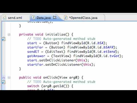 Android Application Development   49   StartActivityForResult setup