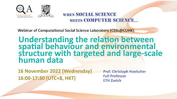 Understanding the relation between spatial behaviour and environmental structure